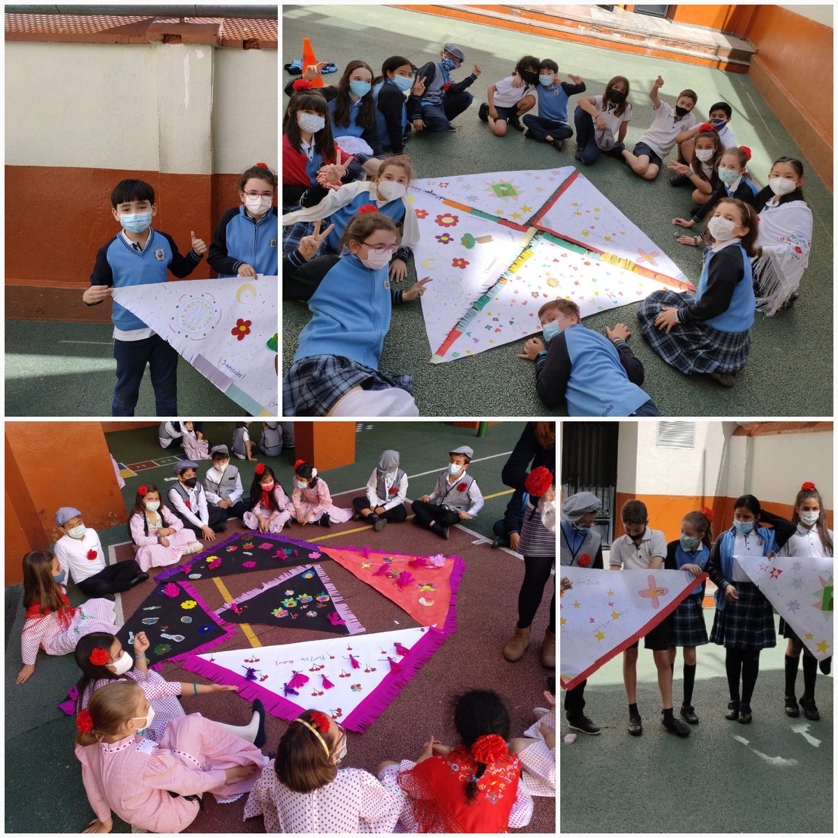 calasnatividad's tweet photo. @calasnatividad, @apanatividad @innovacionnatividad Un día de "pradera" en el cole  con chulapas y chulapos luciendo sus bonitas mantillas. #NatividadContigo #calasanciasTime ¡feliz día de San Isidro! https://t.co/oIuzS9kIQ5