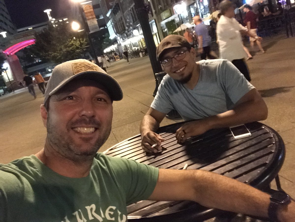 ScottSantel's tweet photo. Congratulations @ERangel4sons on ur Promotion to SM in Anchorage, Alaska! 👏 In this picture on 10/6/18 we had Dinner in Knoxville, TN &amp; we spoke about what u needed to do to be a SM. U did it! 👊 Let’s Gooooooo! 🔥 🔥 @EricWalkerHD @AngelaGomezD286 @BlankenshipSB @Haydnchilcott https://t.co/6T7mzhD0kd