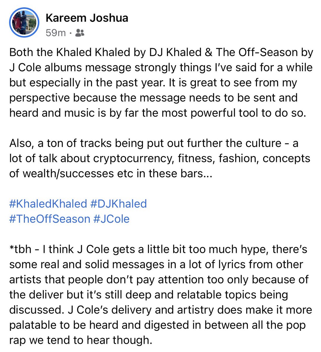 KJoshua21's tweet image. #KhaledKhaled #DJKhaled
#TheOffSeason #JCole