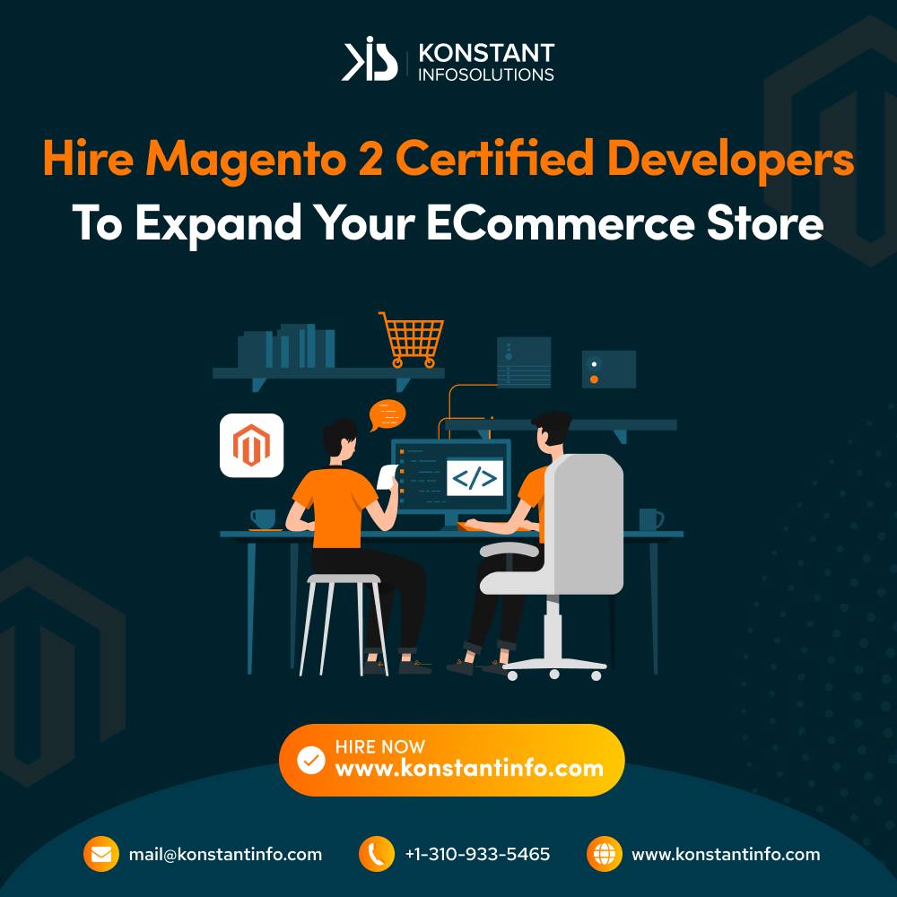 konstantinfo's tweet image. Hire Magento 2 Certified Developers to Expand your eCommerce Store
bit.ly/3fxyqHp
#magentodeveloper #magento2developer #magentocertifieddeveloper