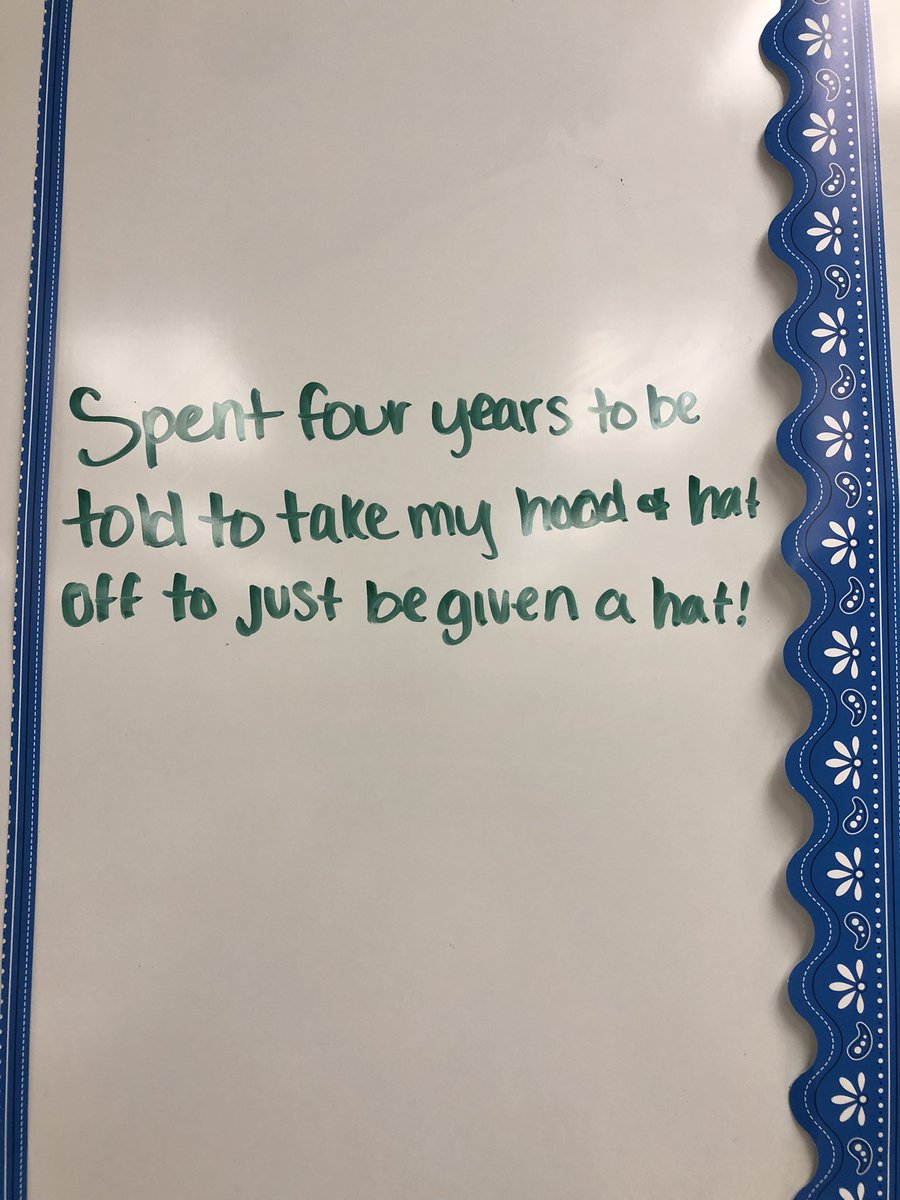 Wise words by SHS class of 2021!!