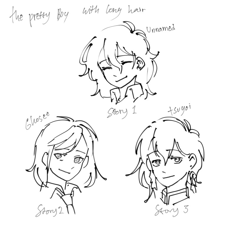 How to Draw 3 Manga Boy Hairstyles! - YouTube
