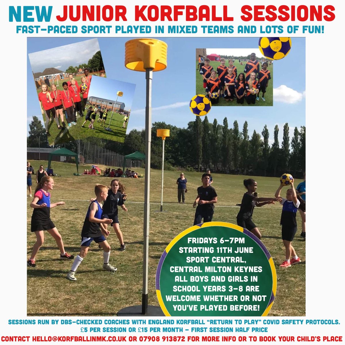 Junior #korfball is back in #miltonkeynes! Starting Friday 11th June at Sport Central in CMK, players wanted! Great mixed team sport similar to netball/basketball. All boys and girls in school years 3-8 welcome including beginners. @_MiltonKeynes <a href="/MKCollege/">MK College Group</a>  <a href="/mkfm/">MKFM 106.3</a> <a href="/Leap_BMK/">Leap BMK</a>