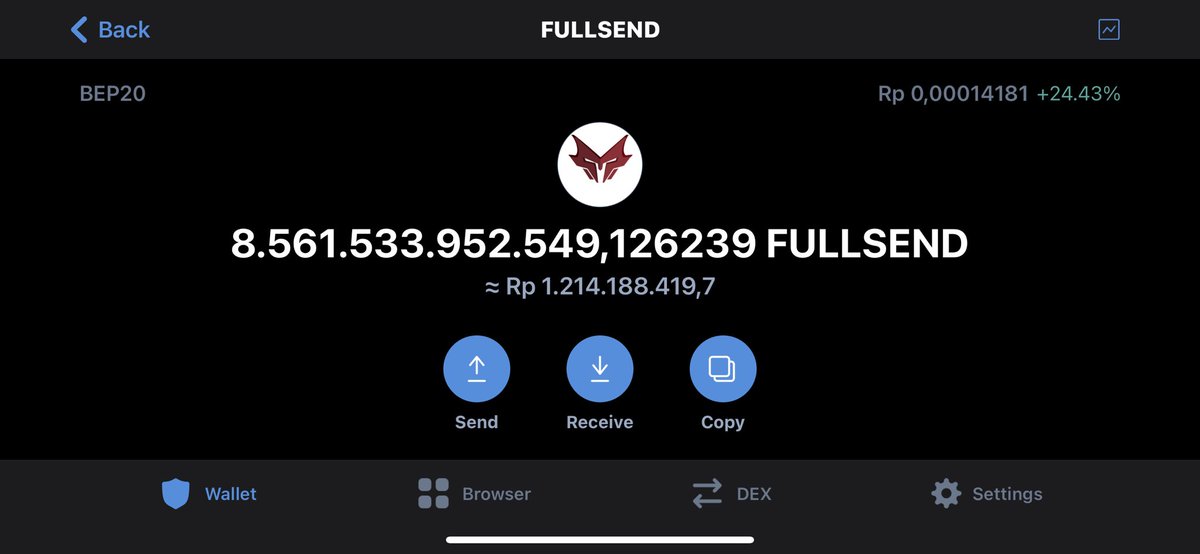 sohyanto's tweet photo. @FullSendToken hello admin.this free from fullsend or create by hacker https://t.co/xnjUoDEllW