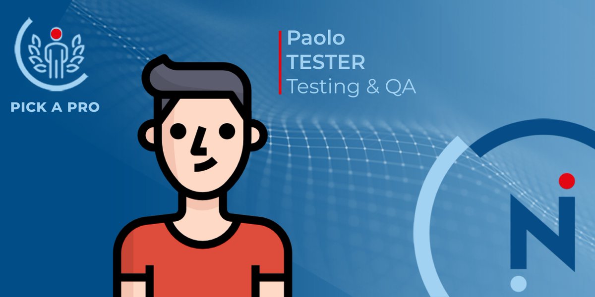 enetworkssrl's tweet photo. Cerchi un #Tester con una notevole attitudine al #teamworking e al #problemsolving?
Il nostro Paolo è la persona giusta per te!
Richiedi un preventivo nella sezione Pick a Pro del nostro sito:
https://t.co/bAHpiXYaVq
#eNetworks #withdatawework #enworker #enpro https://t.co/1u9MWYuQvy