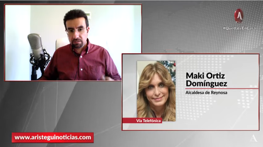 #AristeguiEnVivo | Platicamos con Maki Ortiz, alcaldesa de Reynosa, sobre las acusaciones a la Fiscalía General de Justicia de Tamaulipas por intimidar a su familia y hostigar a sus vecinos ow.ly/QAzM50EMPMA