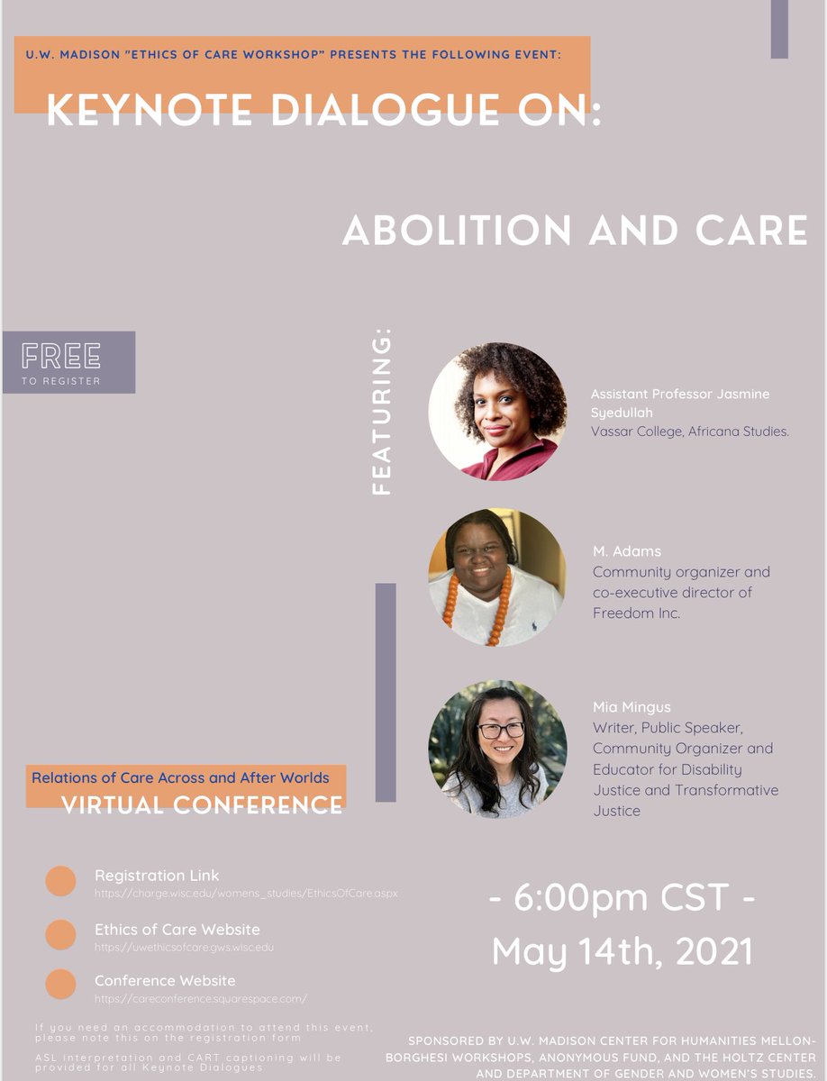 UW-Madison Ethics of Care Initiative tweet media