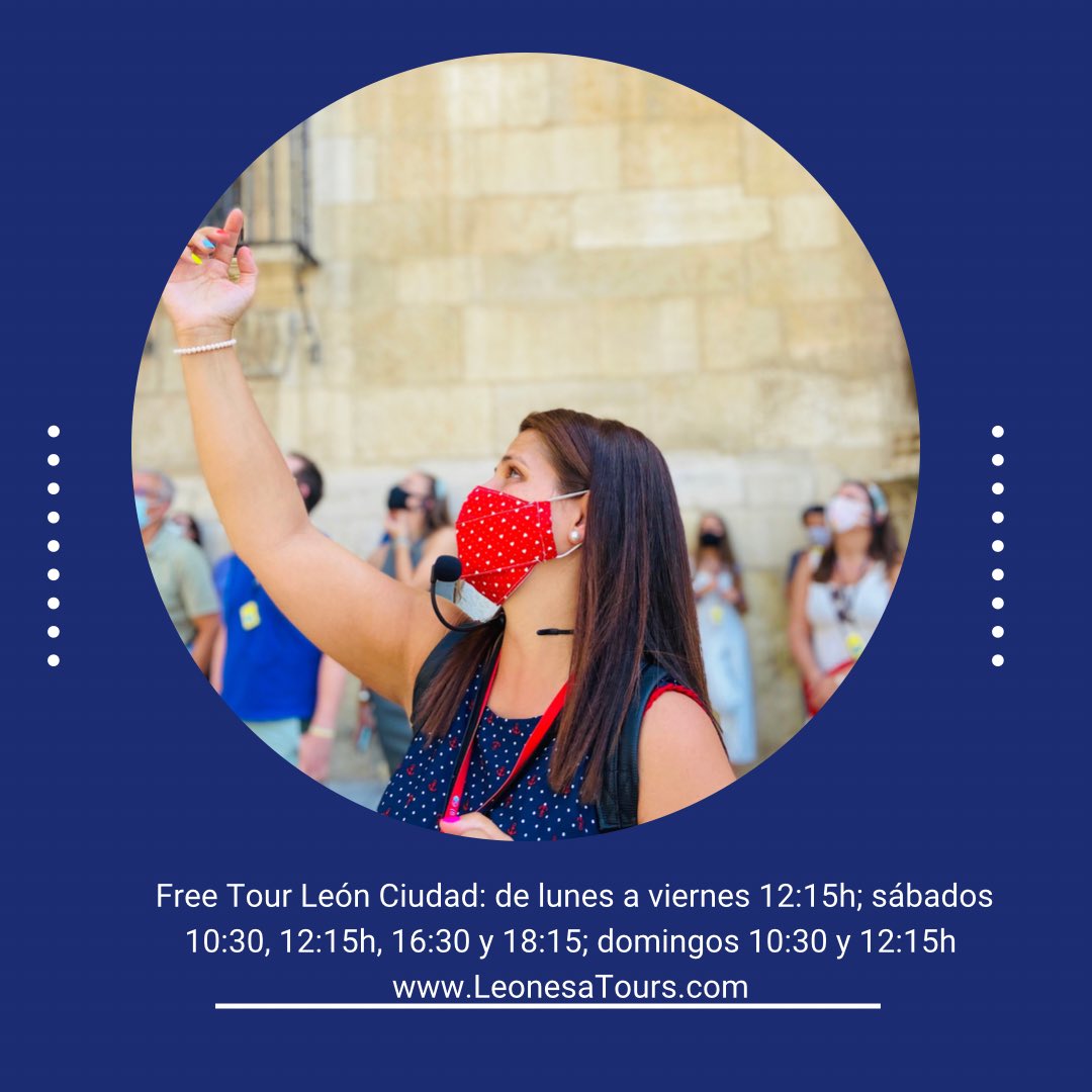 LeonesaTours's tweet photo. 👣 Vente conmigo, #mariamartinezpradaguia a conocer #león , soy una #guialocal joven, extrovertida y sobre todo muy natural 🤗
En mi #freetourleonciudad disfrutarás tanto como yo. Seremos capaces de crear una #experienciaúnica e #irrepetible qué será una pequeña toma de contacto https://t.co/3xTbRgX7kN