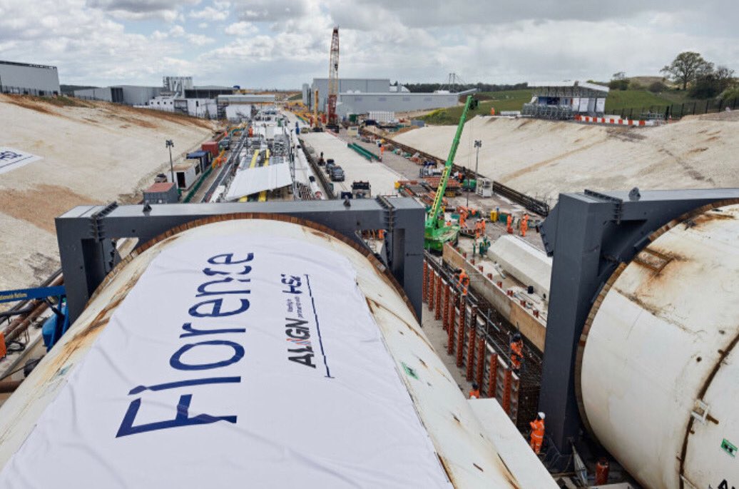 HS2 contractors have launched a 2,000-tonne tunnel boring machine (TBM) named Florence!