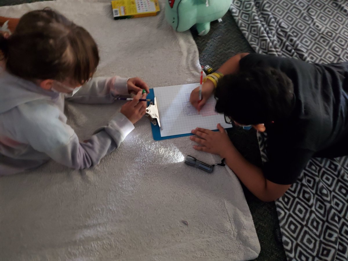 KLofton13's tweet photo. Flashlight Friday with forts, blankets, and stuffed animals for all of their hard work on STAAR and school this year! @RothKISD @FrameGinger @kloneal2 @mc_gmcguire @BriWalrath #proud #KleinMath #4thgrade #workingandhavingfun https://t.co/gtzGpg9new