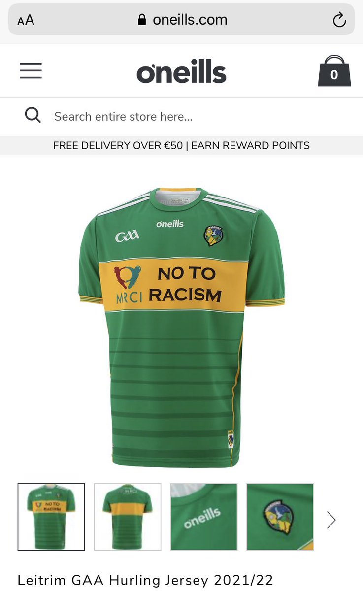 BrianBlakevideo's tweet photo. The New Leitrim GAA MRCI “No To Racism” Senior County Hurling Jersey is Now available to purchase on the O’Neill’s web site . https://t.co/YieiVJQ7lu 
#Zak Moradi  #leitrimgaa https://t.co/VNgaLvMxPz