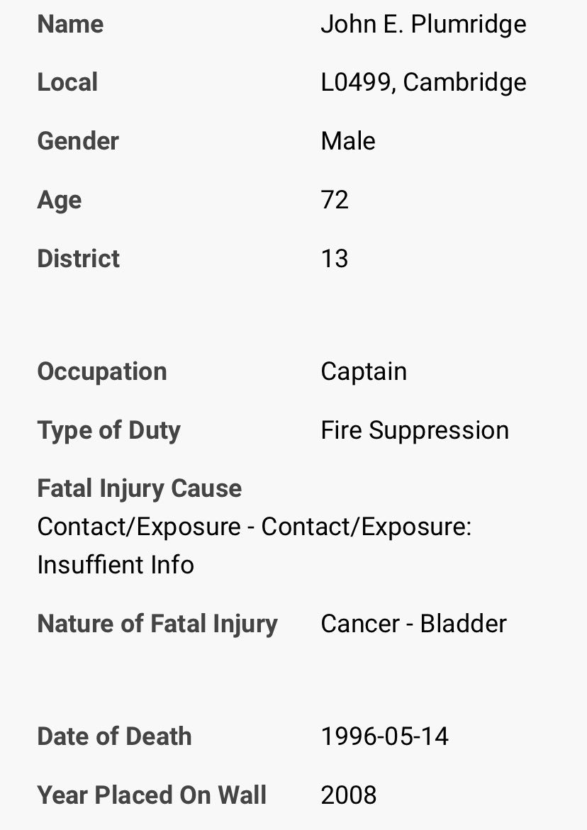 GennaMcMillan's tweet photo. Everyday @NeilMcMillan162 &amp; I reflect on &amp; hope to bring awareness to FF LODD’s by dedicating our workouts to FF’s who have paid the ultimate sacrifice. Today we honour Brother &amp; WW2 Veteran Capt. John E Plumridge (May 14 1996) #occupationalillness #honourthem #ffpride https://t.co/xqMnHxD88u