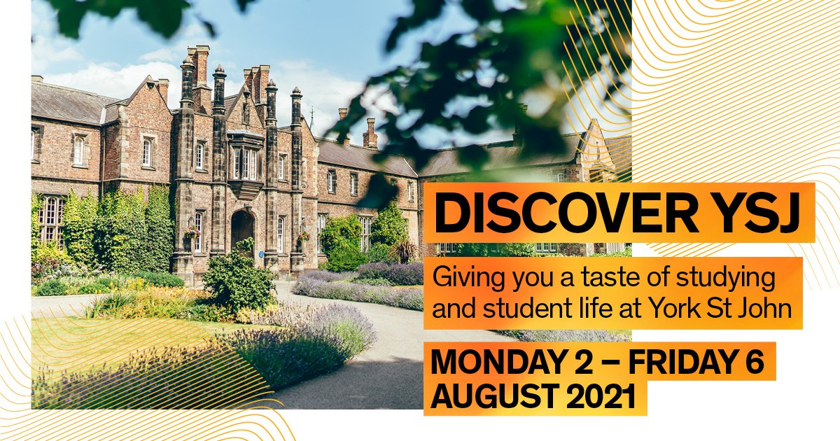 York St John University on Twitter: "Anyone who takes part in Discover ...