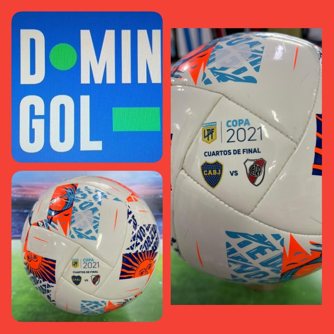 El domingo viví <a href="/BocaJrsOficial/">Boca Juniors</a> - <a href="/RiverPlate/">River Plate</a> por <a href="/Domingol/">Domingol</a> y podés ganarte la pelota oficial del superclásico, regalo de los amigos de <a href="/CamisetasNani/">@camisetas_nani</a> .<a href="/TyCSports/">TyC Sports</a>