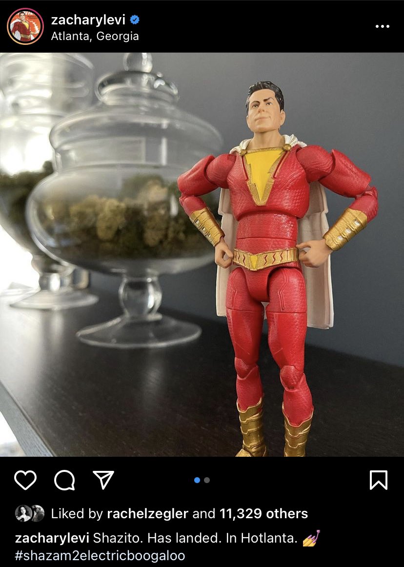 Shazam Updates on Twitter "Zachary Levi has arrived in Atlanta