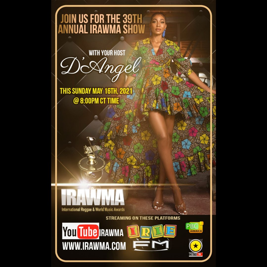 IRAWMAAwards's tweet photo. Welcome the lady with the spunk and dancehall entertainment track record @dangelmusic 🔥🔥🔥 She's co-hosting alongside @grampsmorgan on Sunday May 16, 2021! 
Click the link in our bio to tune in at 8pm!

#IRAWMA #ReggaeRise https://t.co/xsKTrWQCMR