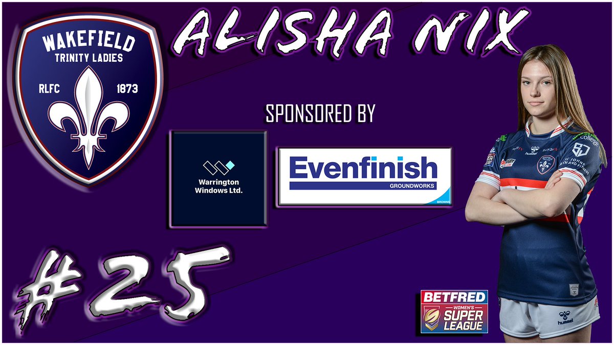 WTLRL's tweet photo. 🤝 THANK YOU | The Ladies want to thank their sponsor's for the 2021 season

25. @alishaxnix 
26. Daney Jarrett
27. Steph Spence-Hirst

#WTL21 #Wakefieldtrinity2021squad

🔴⚪️🔵⚜️ https://t.co/pWX5RiBbyp