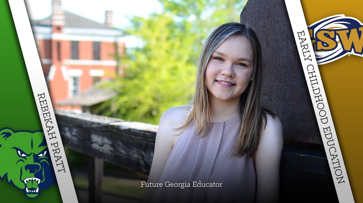 mamagrizzbear's tweet photo. Rebekah Pratt will attend Georgia Southwestern majoring in Elementary Education. Her favorite memory is going to her internship and then coming back to class on Friday and sharing her experiences and stories with her classmates. @CVHS_CTAE #GAFutureEducator https://t.co/nXApbB7Yhy