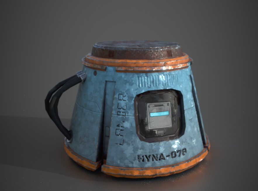 udefusr's tweet image. #blender #Blender3d #SubstancePainter #substance #3D #3DModel #stylizedArt #gamedevs #b3d 

Space Pod