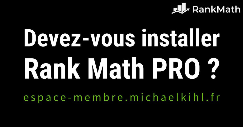 MichaelKihl's tweet photo. Rank Math Pro, un outil de plugin WordPress SEO, a été lancé en 2018 dans le but de fournir la meilleure expérience utilisateur.

Lire l'article complet: Devez-vous installer Rank Math PRO ?
▸ https://t.co/Urs5E8LmSv

#RankMathPro #RankMath #Wordpress #seo #référencement https://t.co/VJ7avgIkfu