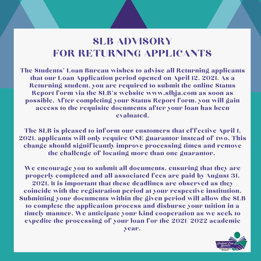 slbja's tweet photo. SLB Advisory- Returning Students https://t.co/25HoOE9Ub5
