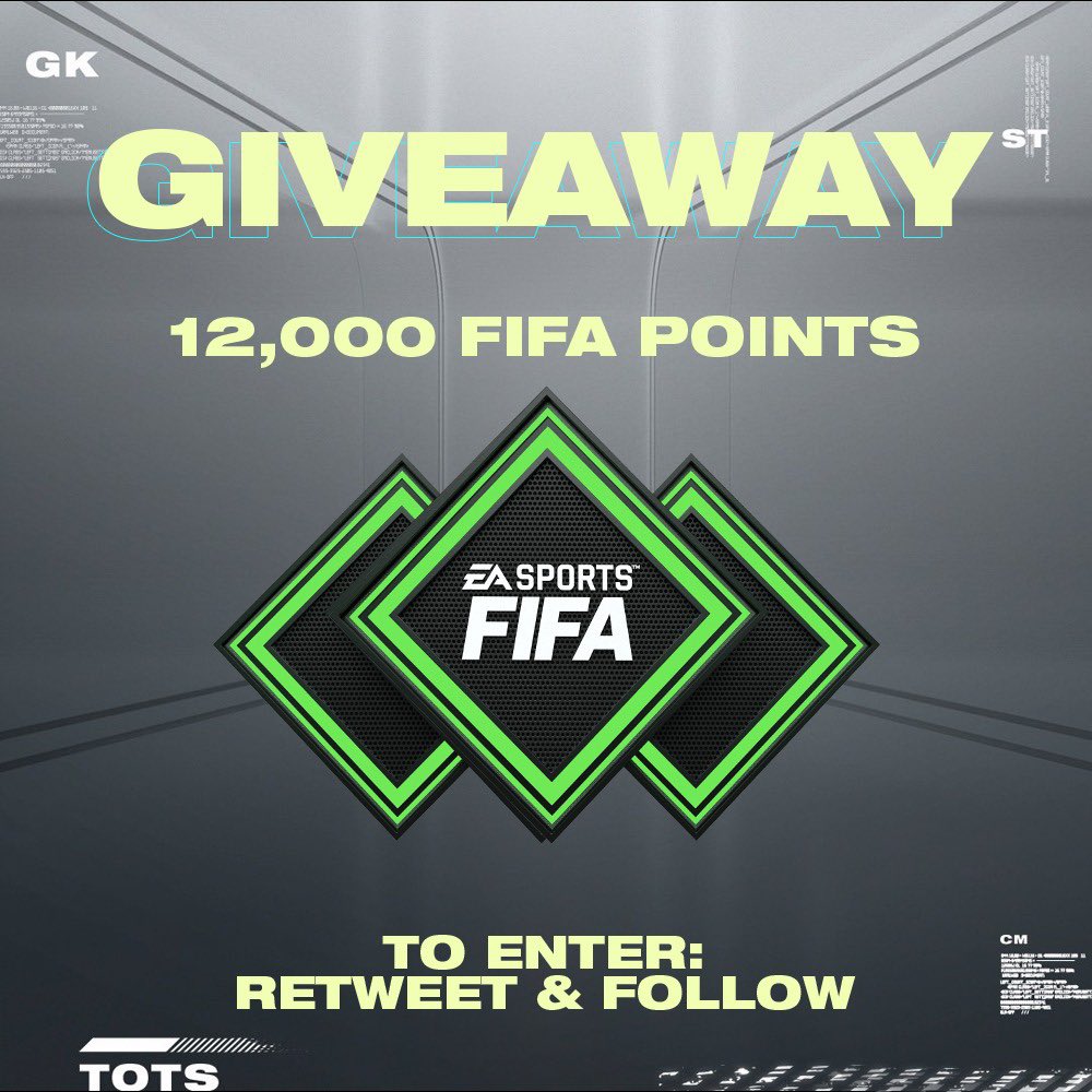 *GIVEAWAY*

12,000 Fifa Points to be won!!

To enter: 

Retweet this tweet &amp; Follow myself, <a href="/NerdFireYT/">NerdFire</a> &amp; <a href="/BSmith_Esports/">Brandon Smith</a>! (We'll check)

Winner drawn on Sunday evening! Good luck!