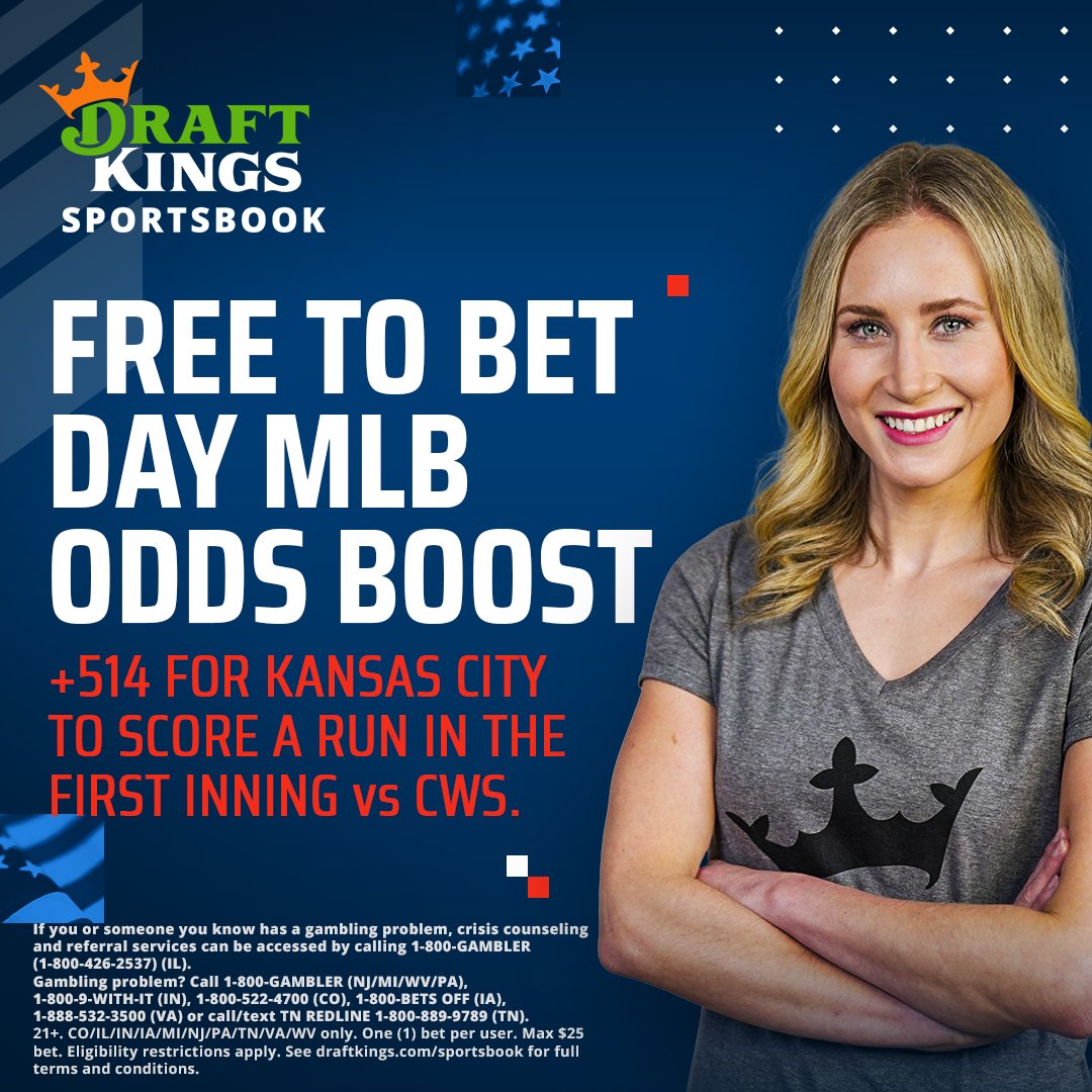 DKSports's tweet photo. A Royal boost for #FreeToBetDay
👑 ⚾ 👉 https://t.co/b2ksGtcIFH https://t.co/uHYNZ7nGFM