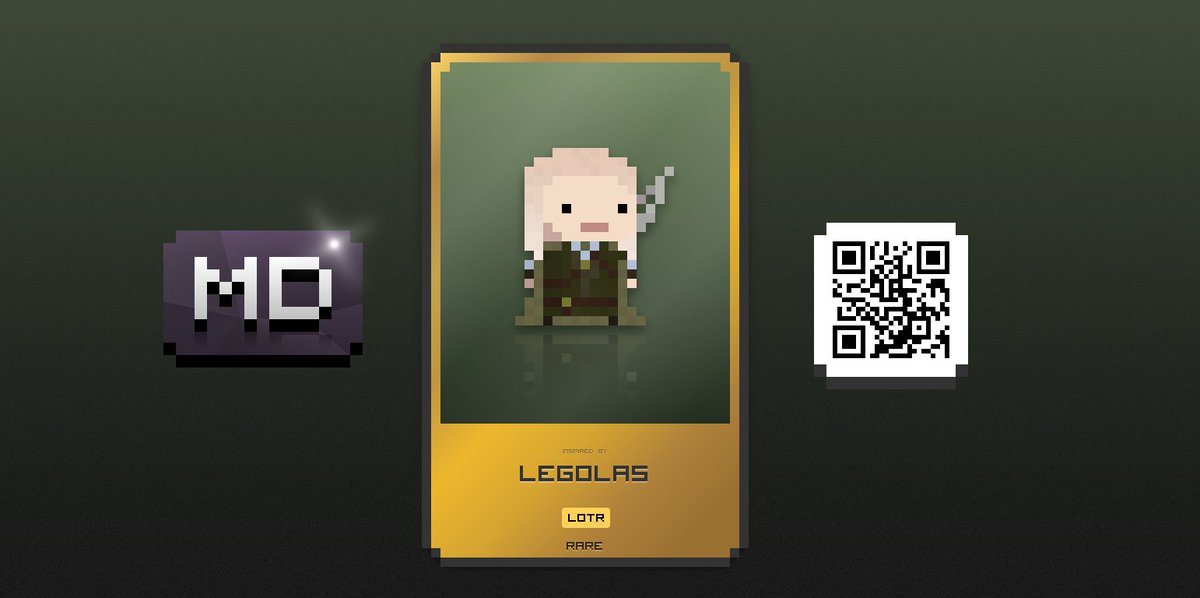 DudesMini's tweet photo. Mini Dude #126 insipred by Legolas
Pack #17 (5/5)
Rare: 10 Editions 5ꜩ
https://t.co/NXmOiukJYQ
#MiniDudes #NFT #PixelArt #hicetnunc #NFTs #nftart $XTZ #cryptoart #OBJKT #Drop #NFTcollectibles #nftcolletor #CleanNFT #hicetnunc2000 https://t.co/gWuJa04kbA