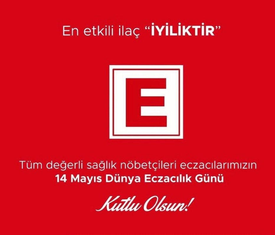 Pandemi sürecinde, fedakarca, canı pahasına görev yapan eczacılarımızın #14MayısEczacılıkGünü kutlu olsun...

#EczacılıkGünü