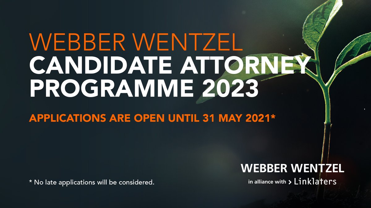 Webber Wentzel tweet media