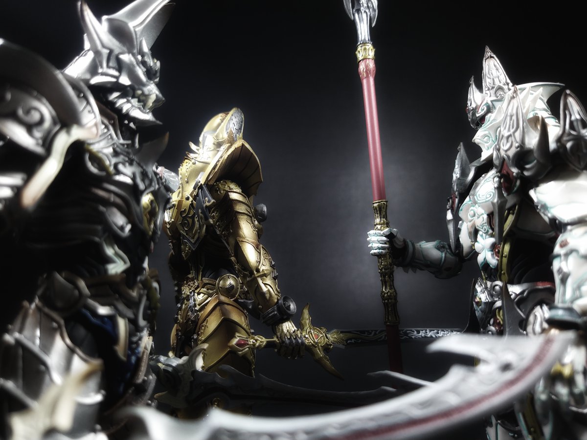 Demon1408 The Trinity Kishi But With Color Ougon Kishi Garo 黄金騎士牙狼ginga Kishi Zero 銀牙騎士ゼロbyakuya Kishi Dan 白夜騎士ダン Garo Makaikado Kishi Ougon