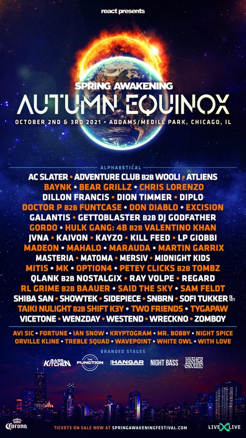 Spring Awakening Autumn Equinox Lineup