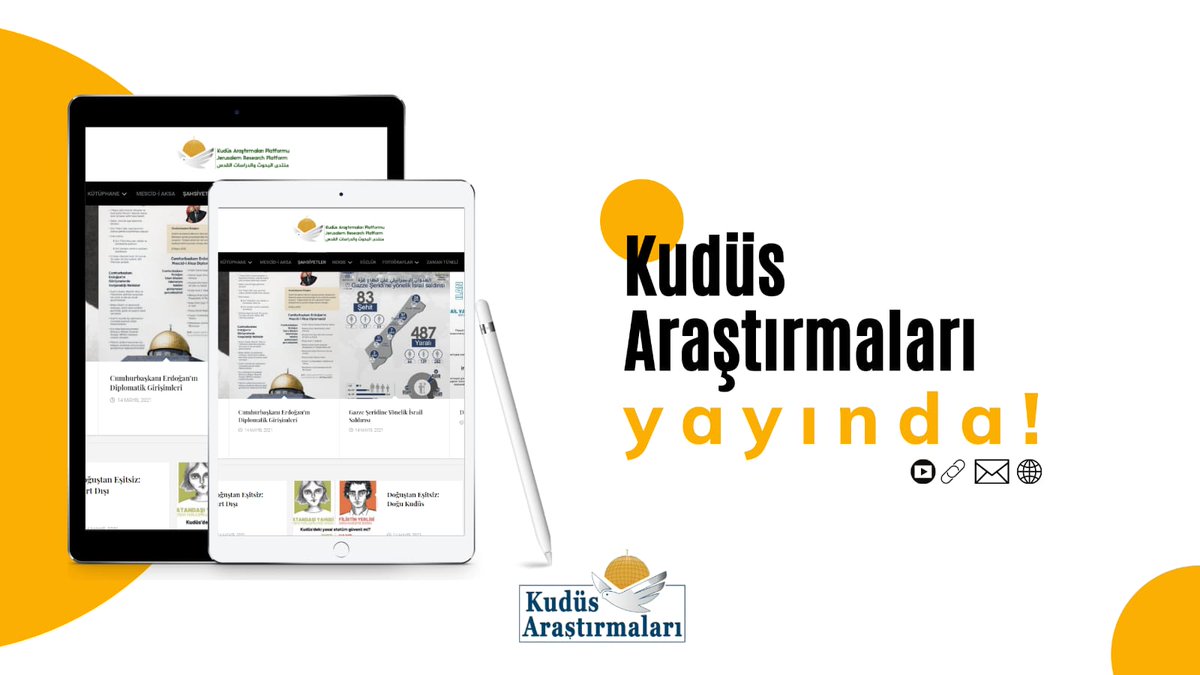 14 Mayıs 19.48 itibariyle internet sitemiz kudusarastirmalari.com yayın hayatına başladı!

Bir avuç Rablerine inanmış gencin el emeği göz nuru olan bu sitenin Filistin'in özgürlüğüne vesile olmasını Cenab-ı Allah'tan niyaz ediyoruz..