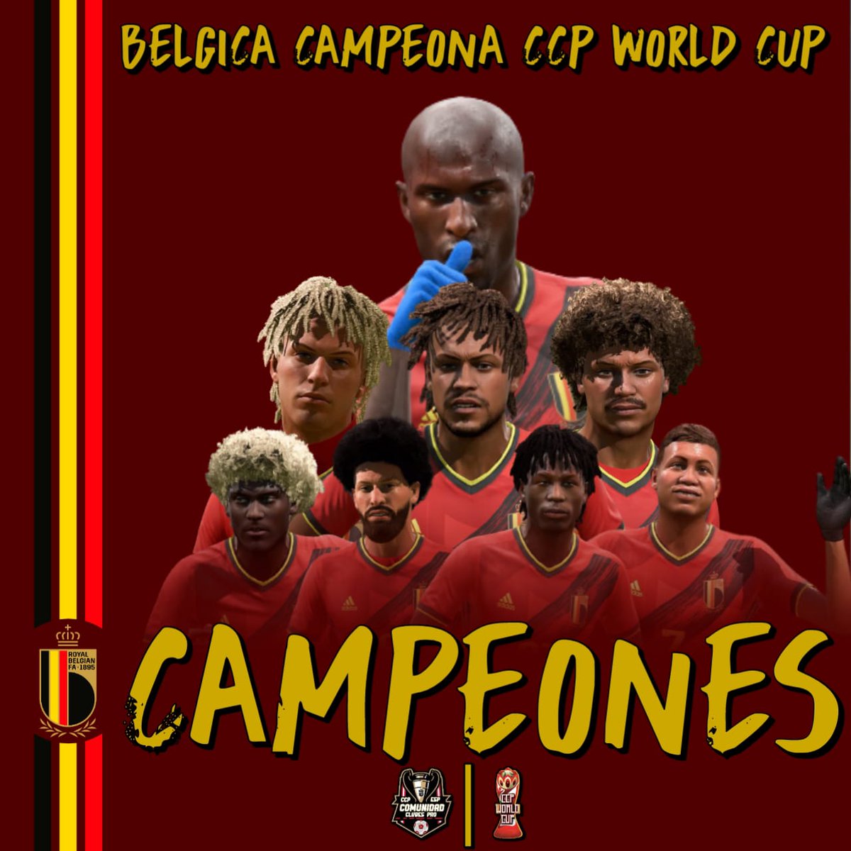 FELICIDADES BÉLGICA SE PROCLAMA CAMPEÓN DEL MUNDIAL🌍🏆