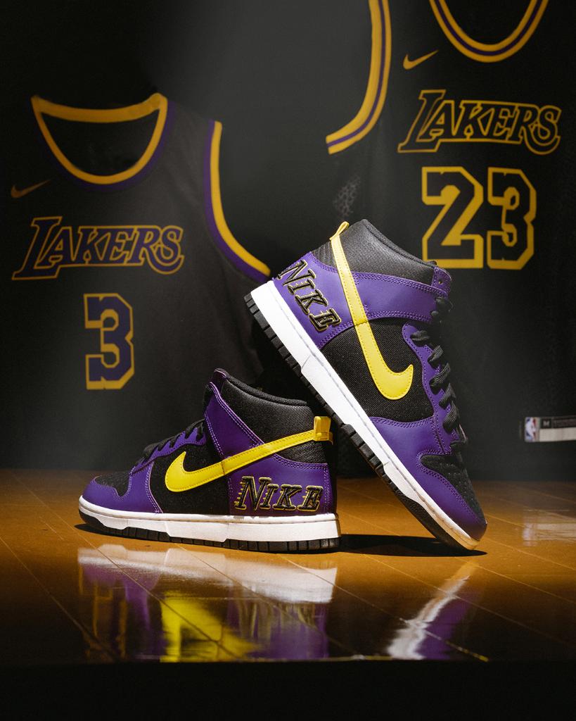 Nike Dunk High Lakers Court Purple, Where To Buy