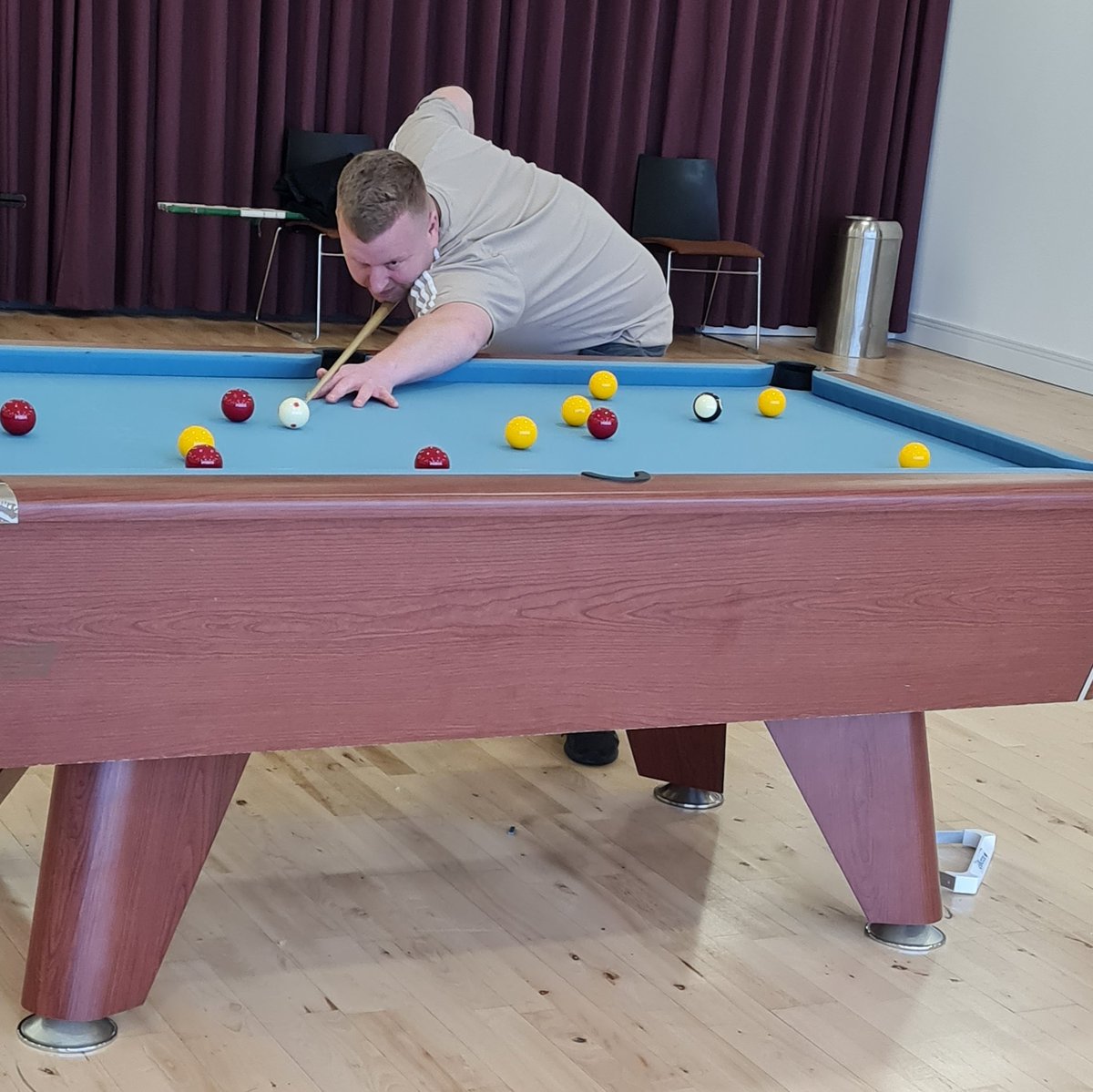 IPAPool's tweet photo. The 2019 IPA World Champion has arrived 👀🎱 
#wherepoolandsnookercollide https://t.co/2LZY77jeeE