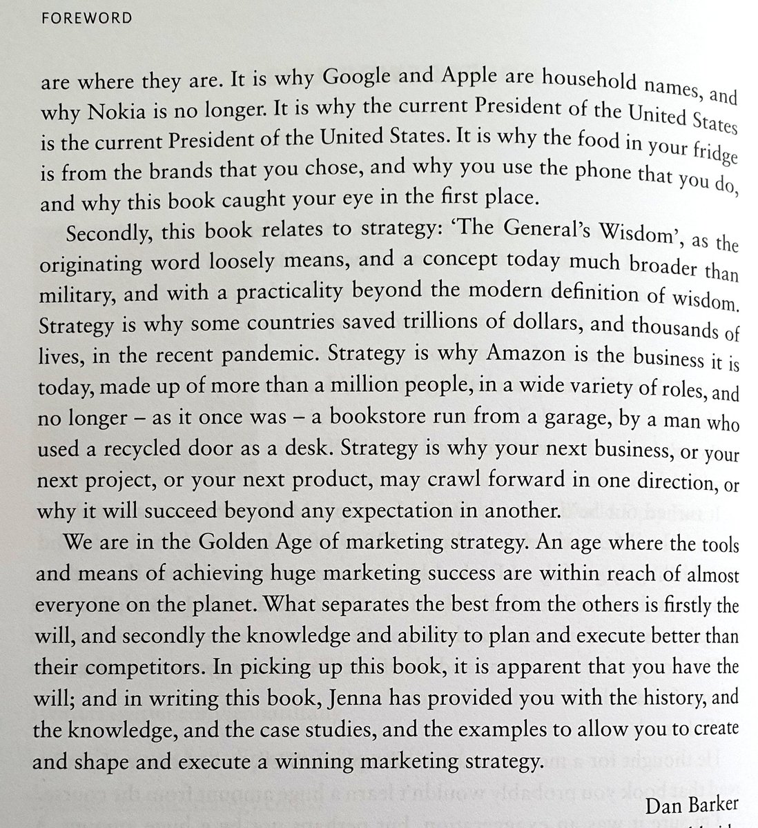 danbarker's tweet photo. I was asked to write a foreword for @jennatiffany's new book - "Marketing Strategy" - so gave it a go.

The publisher has kindly sent me 10 copies in response.

If you would like one, RT/quote this, and I will send to a random selection.

Here's the book: https://t.co/W36qP7teQR https://t.co/VydYjk7c9k