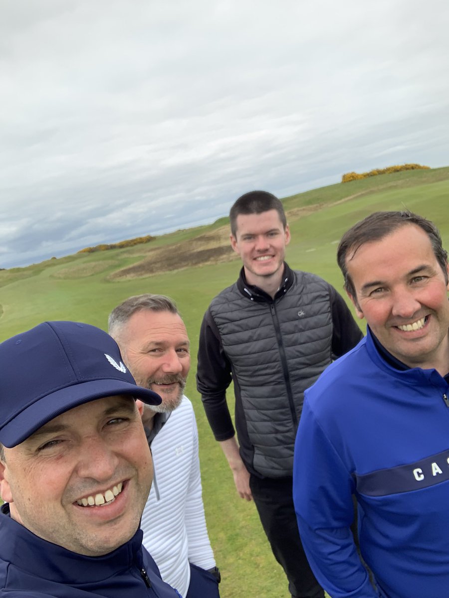 malc_watson's tweet photo. @dumbarniegolf @KingsbarnsGL @watsonguy1979 @AllyAllyd75 Thank you for looking after us the courses are amazing and so was the hospitality ⛳️⛳️⛳️⛳️ https://t.co/poqhQXFfCa