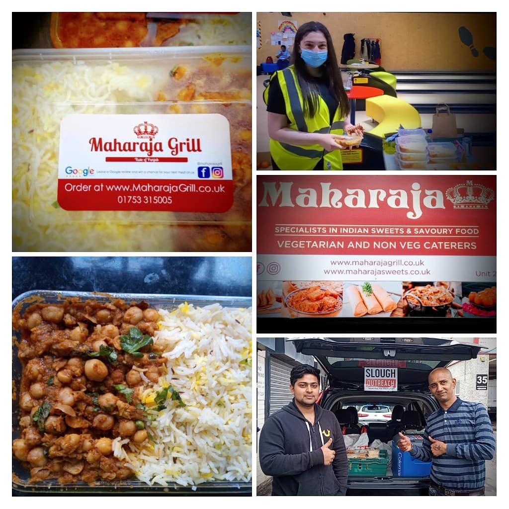 SloughOutreach's tweet photo. Hot meals for the wonderful volunteers #HiVizHeroes doing an amazing job at the vaccination sites, kindly donated by #MaharajaGrill #ThankYou 🙏🏼💙
#SlougOutreach
#SupportSmallBusinesses #TogetherForOurCommunity
To get involved contact @ShinDhother https://t.co/J8qysoQwLo