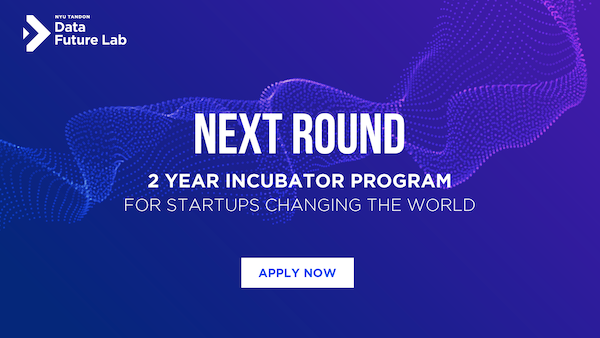 nycmedialab's tweet photo. @NYUFutureLabs #DataFutureLab is accepting applications for #NextRound! The 2-year program offers Seed/Series A startups support, NYU resources, eligibility for START-UP NY tax-free status, benefits from partners like @Orrick + @awscloud, & more. Apply! https://t.co/YwKpgIYOhD https://t.co/BCvGoBpCNA