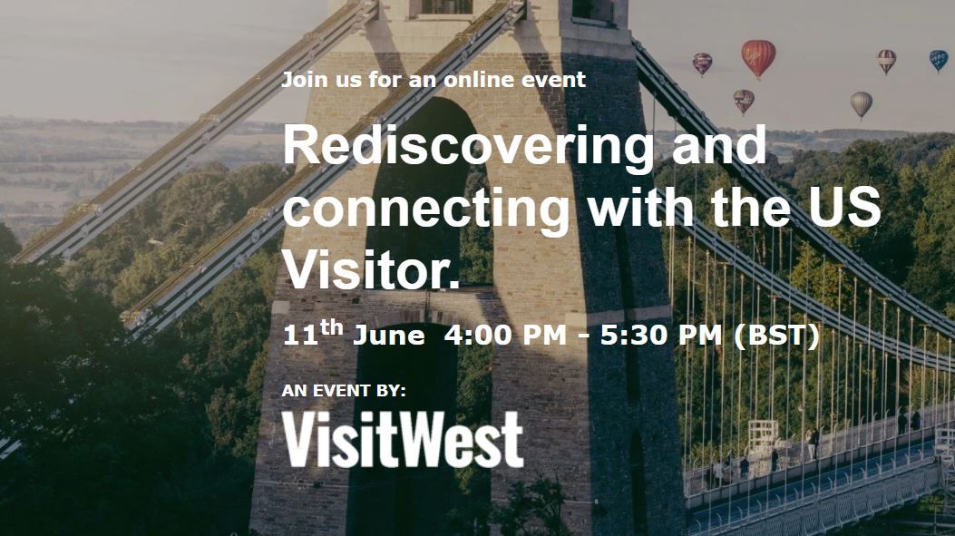 Learn more about rediscovering and connecting with the US Visitor, join us for an online event on 11th June at 4pm where we will look at trends and tips to help you maximise this market as we plan for recovery. 
Register here 👉 buff.ly/3eLrCXs