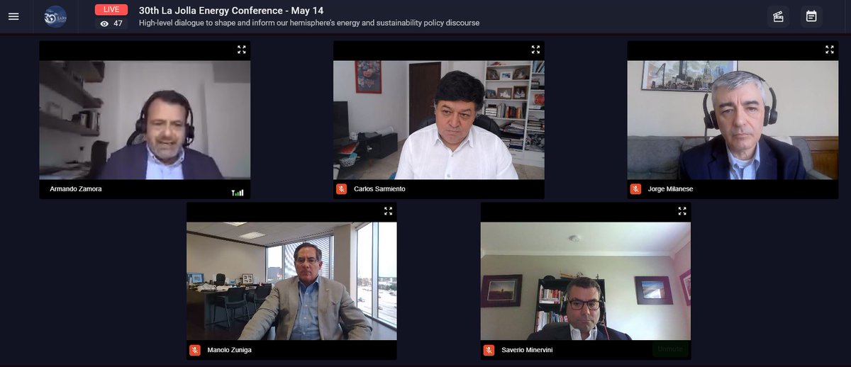 IOA_Energy's tweet photo. Our last panel live now: Andes #Oil and #Gas Outlook – Focus on #Colombia, #Ecuador and #Peru
Armando Zamora @ANHColombia
Carlos Sarmiento #Schlumberger
Saverio Minervini @FitchRatings
Manolo Zúñiga-Pflücker @Petro_Tal
Jorge Milanese #Sproule
#LJC30> https://t.co/zqn0QCRQL6 https://t.co/aPuBYSlZfA
