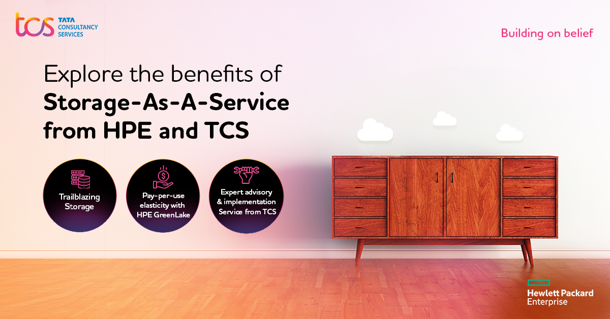 tcs_na's tweet image. In the era of data driven insights, stay ahead with a simple, agile data strategy that offers a true cloud experience and on-prem control in a pay-as-you-go model. Explore Storage-as-a-Service from TCS &amp;amp; HPE: fal.cn/3foh2
#cloudexperience #onpremise #storageexperience
