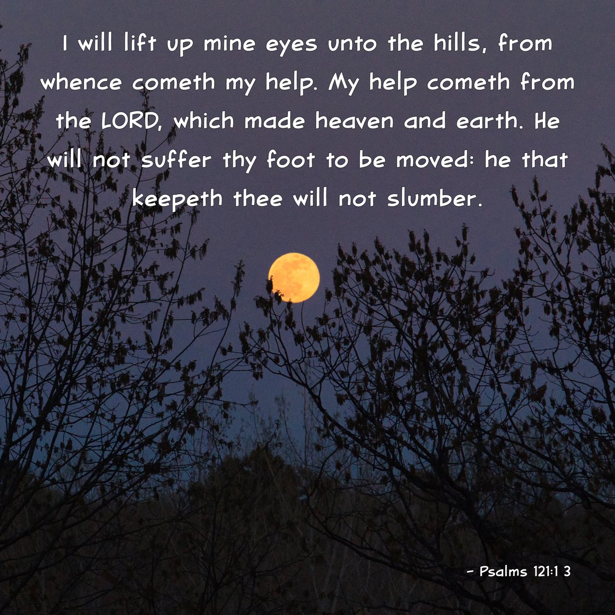 CSRRBoston's tweet photo. "I will lift up mine eyes unto the hills, from whence cometh my help. My help cometh from the LORD, which made heaven and earth. He will not suffer thy foot to be moved: he that keepeth thee will not slumber."  

#Psalms 121:1–3 https://t.co/jwLbp9ANMo