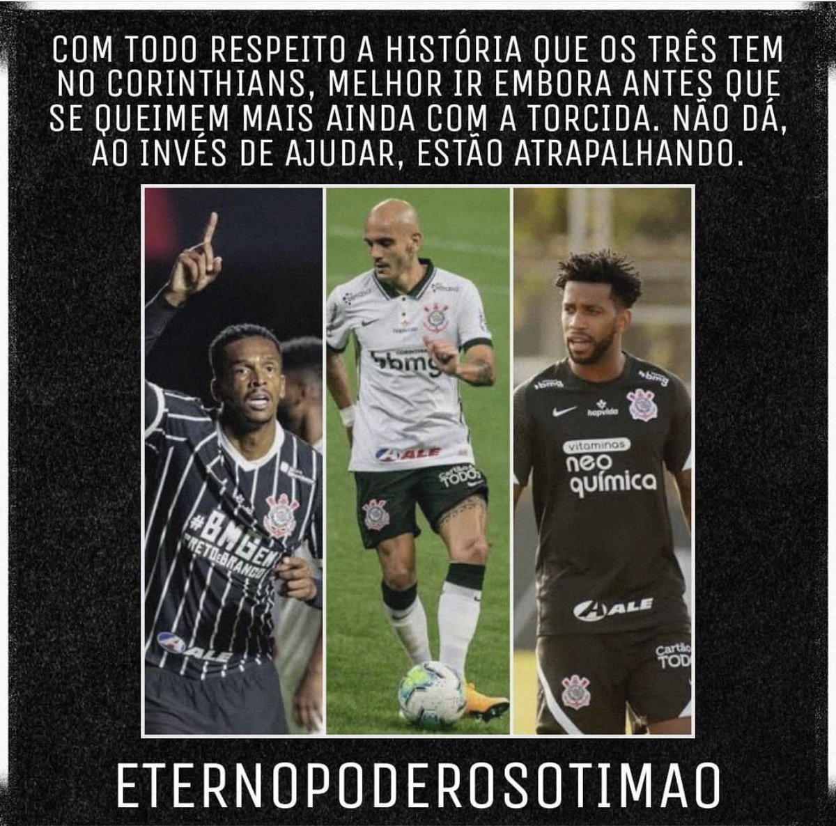 migueldn1910's tweet photo. @Corinthians #ForaMancini #ForaJo #ForaGil #ForaFabioSantos #ForaNatel #ForaOtero 

Obrigado pelas consquistas, mas Corinthians não é asilo. Obrigado e tchau!!! 

#ForaMancini
#ForaMancini
#ForaMancini https://t.co/k0SvusBeMM