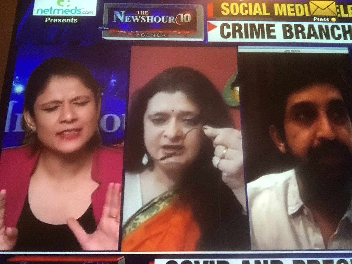 Today’s spin ~ equating a complaint filed against Tejasvi Surya’s communal, targeting of innocent call centre workers, to a complaint filed against the incredible,selfless work being done by @srinivasiyc & the IYC team. Someone please give this anchor an urgent IQ test.