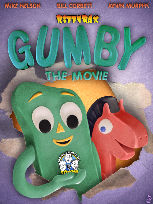 COMING SOON! RiffTrax travels to GUMBASIA. Pre-order our riff of Gumby: The Movie today!

RiffTrax.com/gumby-the-movie