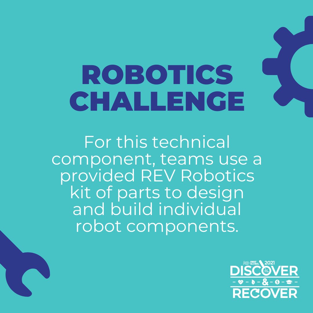 📢 We're excited to announce the three components of the 2021 FIRST Global Challenge! 🥳
🤝 Solutions Challenge
🛰️ CubeSat Prototype Challenge
⚙️ Robotics Challenge

Additional details: first.global/fgc. More coming 27 June! #FGC2021DR