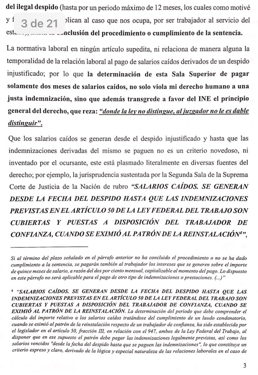 segunyo's tweet photo. Magistrados @JL_VargasV @FFuentesBarrera Monica Soto @JanineOtalora @IndalferInfante @ReyesRdzM y Felipe de la Mata del @TEPJF_informa, solicité aclaración de sentencia por despido injustificado,para corregir las graves y notorias ilegalidades a favor del @INEMexico vs trabajador https://t.co/fSsBJQliQB