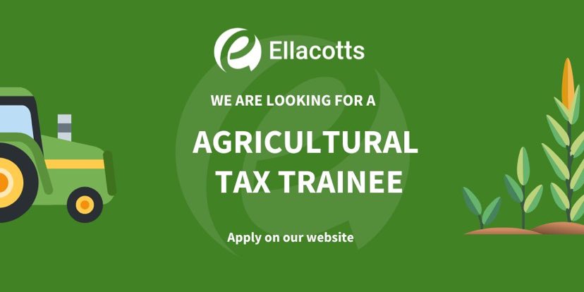 What a great time to embark on a rewarding career <a href="/Ellacotts/">Ellacotts</a> to help our valued farming clients. Visit our careers page ellacotts.co.uk/news/tax-train… for more details